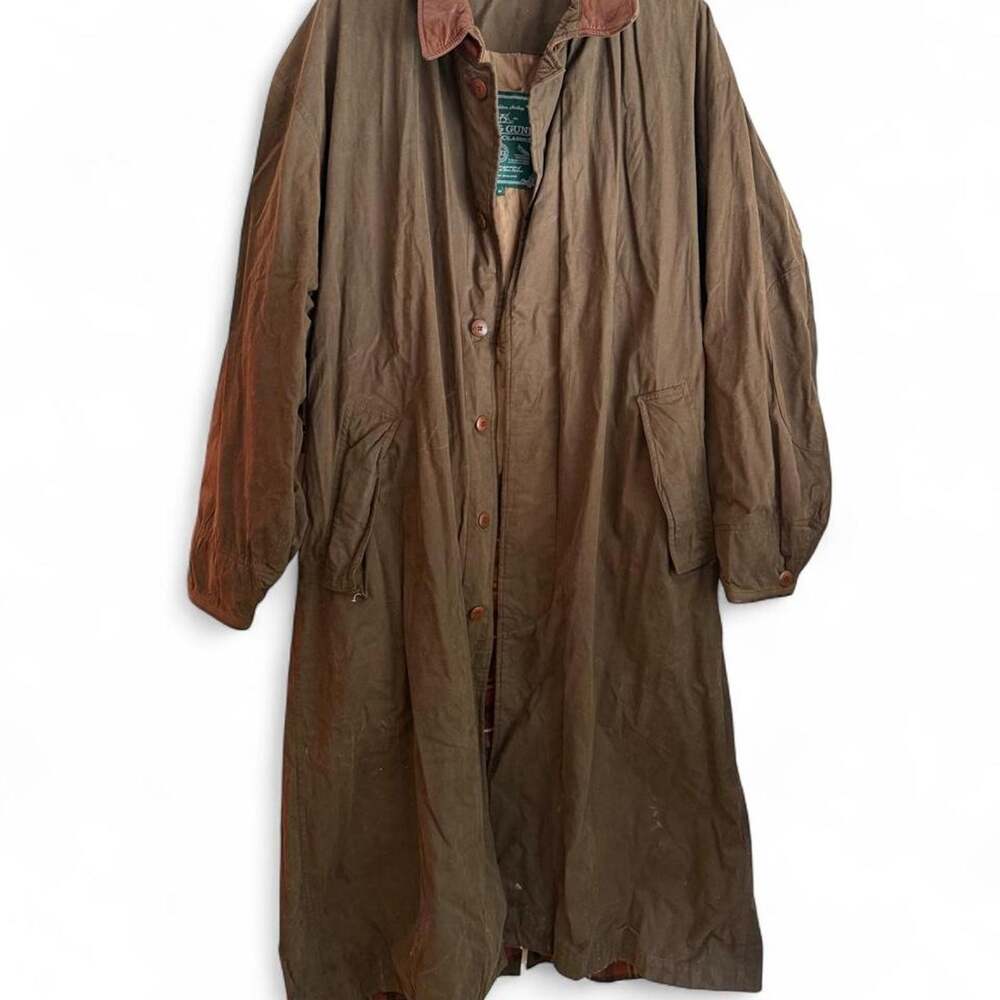Rodd & Gunn rare Green Label Waxed Vintage Duster Coat made in NZ